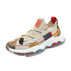 Damen Sportliche Multicolor Sneakers mit innovativer Luftpolster-Technologie R&B