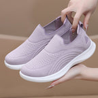 Damen Atmungsaktive Slip-On Sport-Sneaker R&B