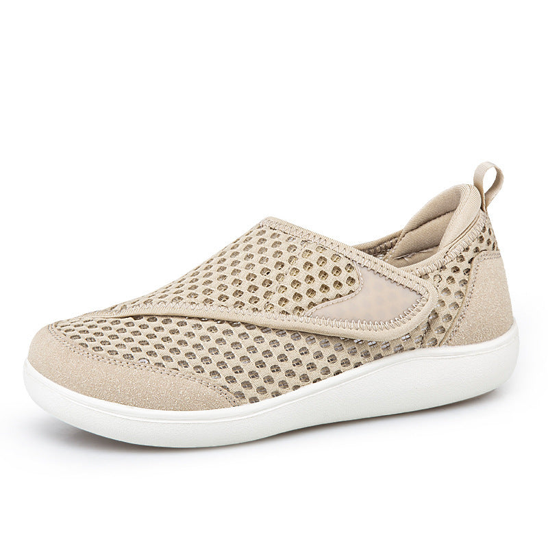Damen Atmungsaktive Slip-On Sneakers mit elastischem Mesh-Obermaterial R&B