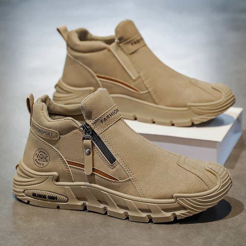 Damen Sportliche Stiefel mit elastischem Einstieg und rutschfester Sohle