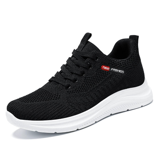 Damen Sportliche Lauf-Sneaker mit atmungsaktivem Mesh-Obermaterial und elastischer Sohle R&B