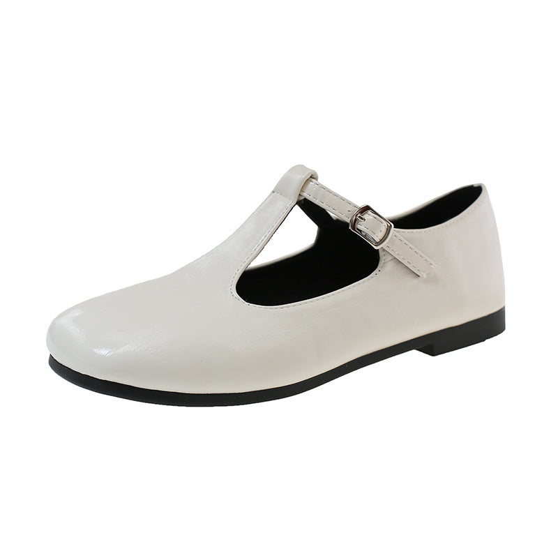 Damen Ballerina-Schuhe mit praktischem Schnallenverschluss und bequemer Innensohle R&B