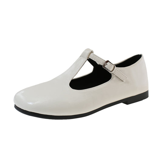 Damen Ballerina-Schuhe mit praktischem Schnallenverschluss und bequemer Innensohle R&B