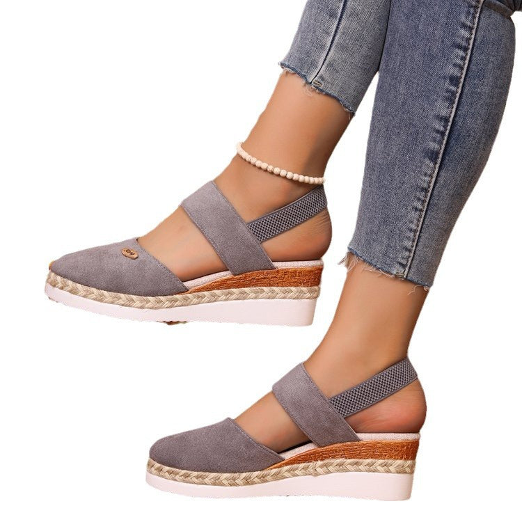 Damen Plateau Sandalen R&B
