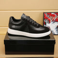 Damen modische Sneaker mit hochwertiger Leder-Oberfläche und bequemer Dämpfung R&B