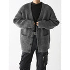 Herren Grobstrickjacke mit praktischen Taschen und stylischem Design