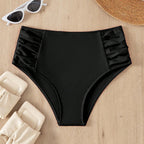 Damen Hochtailliertes Bikinihöschen mit modischen Rüschendetails R&B