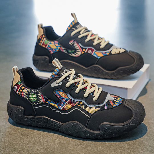 Damen sportliche Sneakers mit stylischem Grafikdesign und ergonomischer Dämpfungstechnologie R&B