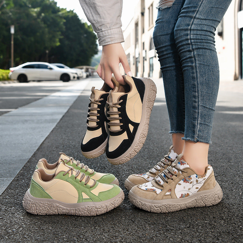 Damen Sportliche Sneakers mit rutschfestem Profil und atmungsaktiver Mesh-Oberfläche