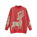 Damen Festlicher Pullover mit 3D-Rentier-Motiv R&B