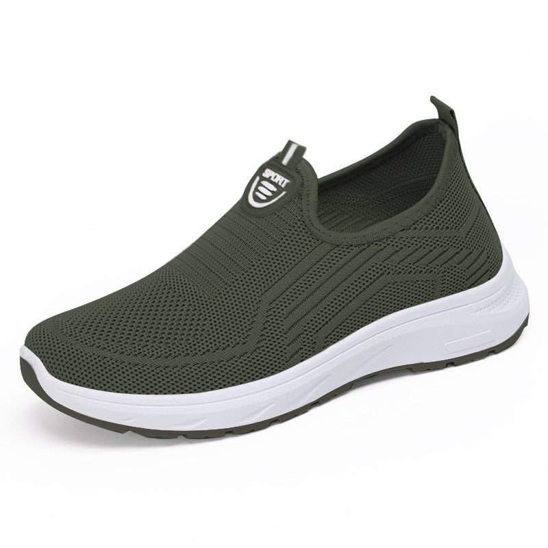 Damen Atmungsaktive Slip-On Sneakers mit elastischem Einsatz und dämpfender Sohle R&B