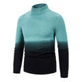 Herren Rollkragenpullover mit stilvollem Farbverlauf