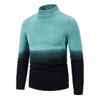 Herren Rollkragenpullover mit stilvollem Farbverlauf
