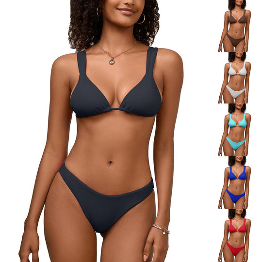 Damen Triangel-Bikini mit verstellbaren Trägern R&B