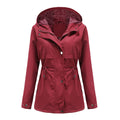 Damen funktionale Übergangsjacke mit verstellbarem Taillenbündchen