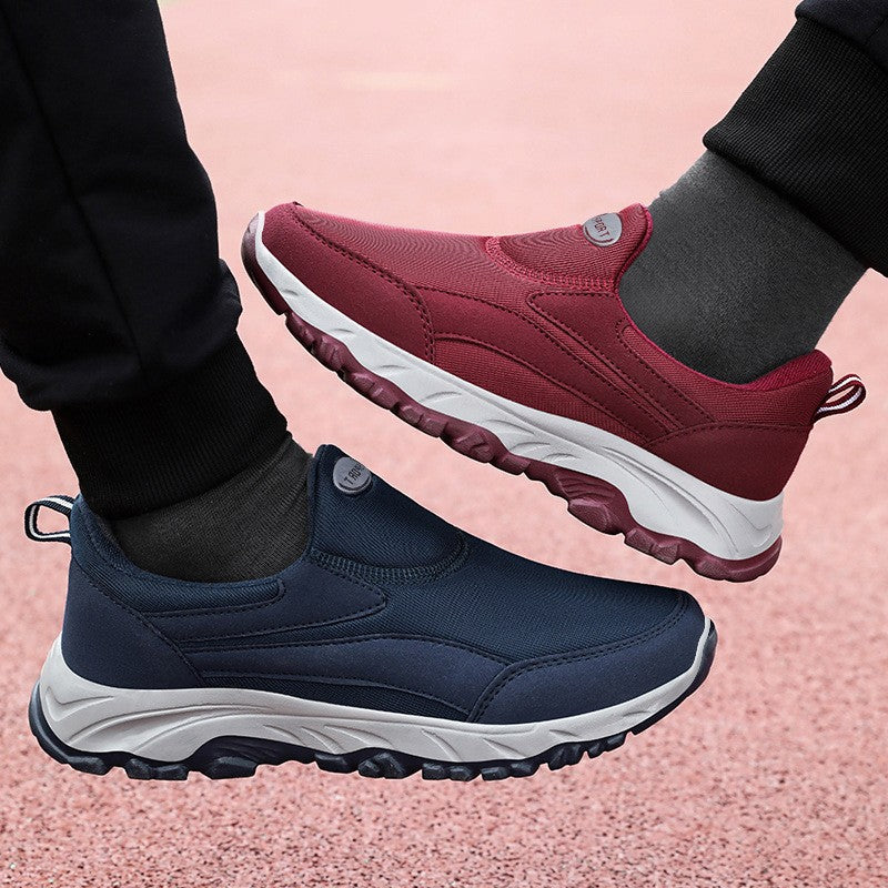 Damen Slip-On Sneakers mit ergonomischer Dämpfung und rutschfester Sohle R&B