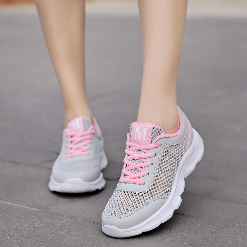Damen Sportliche Leichtgewicht-Sneaker aus atmungsaktivem Mesh-