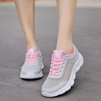 Damen Atmungsaktive Freizeit-Sneaker mit flexiblem Mesh-Obermaterial