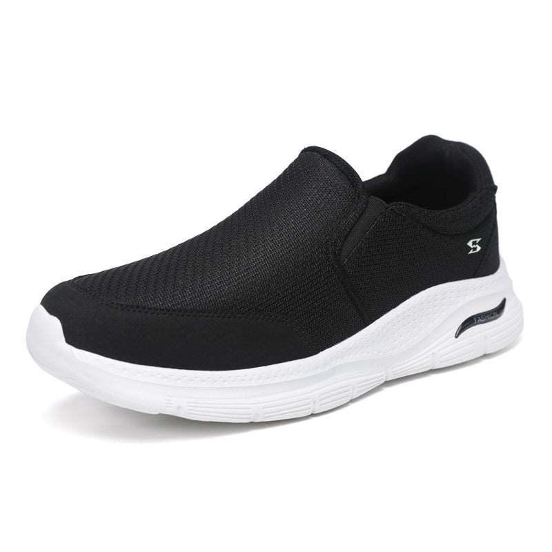 Damen Bequeme Slip-On Sneakers mit atmungsaktivem Obermaterial und dämpfender Laufsohle R&B