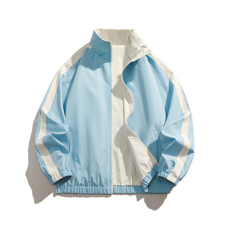 Herren sportliche Übergangsjacke mit elastischen Bündchen und praktischen Reißverschlusstaschen R&B