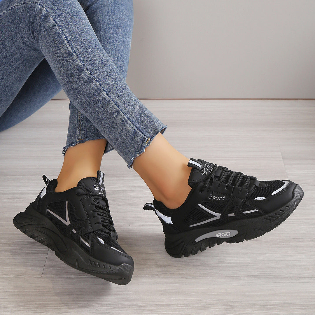 Damen Sportliche Sneakers mit flexibler Laufsohle und atmungsaktivem Obermaterial R&B