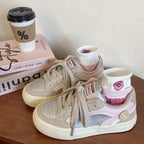 Damen Trendige Sneaker mit modischer Oberflächenstruktur und atmungsaktiver Innensohle