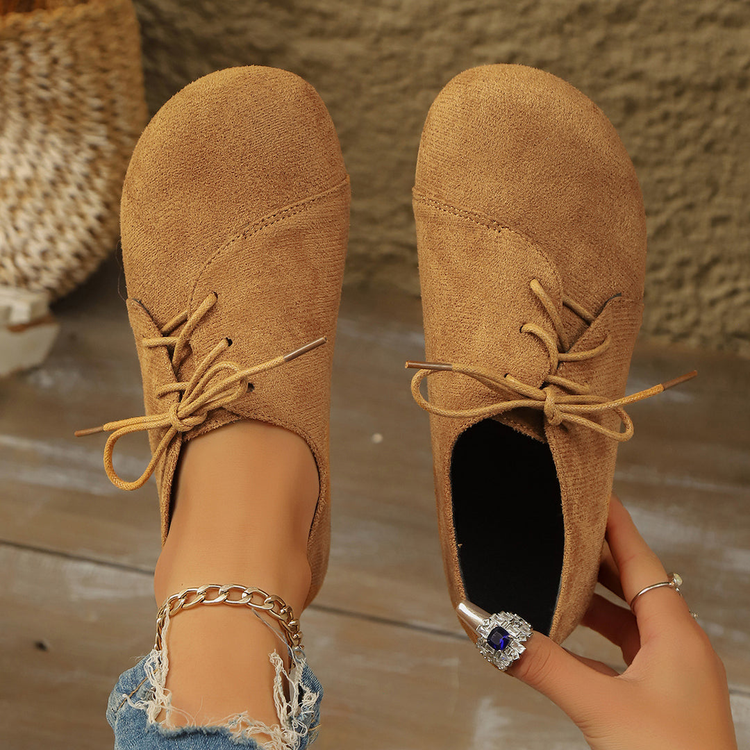 Damen Ballerinas mit elegantem Riemchen und schimmerndem Detail R&B