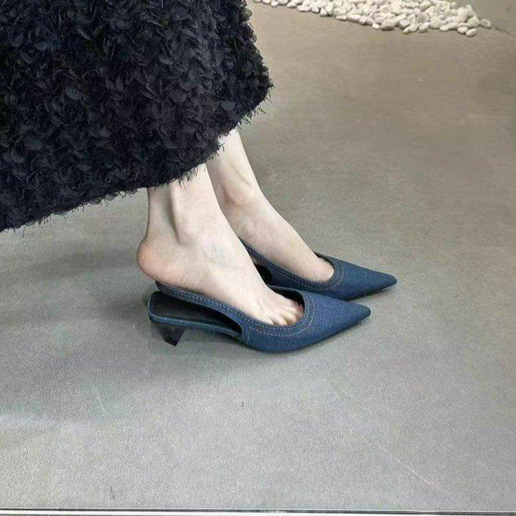 Damen elegante Slingback Stilettos R&B