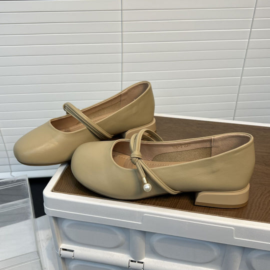 Damen elegante Ballerinas mit stilvollem Riemen und komfortablem Fußbett R&B