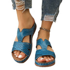 Damen Komfort-Sandalen mit offenem Zehenbereich und anatomischer Fußbettung R&B