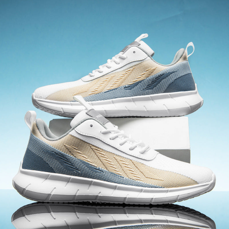 Damen Lauf-Sneaker mit atmungsaktiver Mesh-Oberfläche und dämpfender Sohle