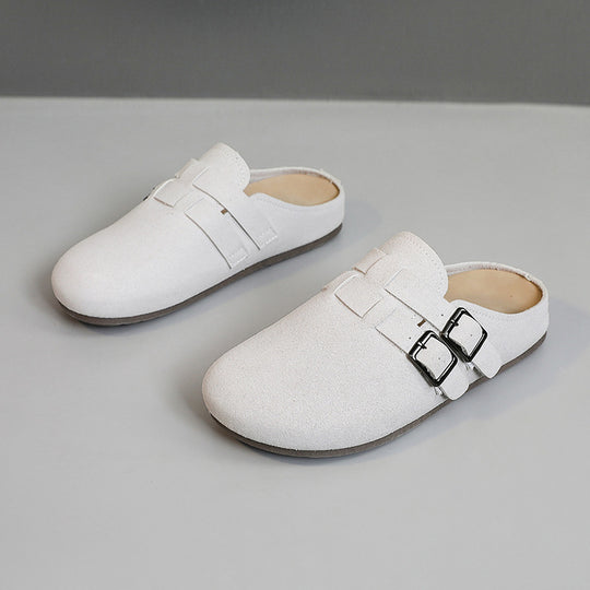 Damen komfortable Clogs mit doppeltem Schnallen-Design R&B