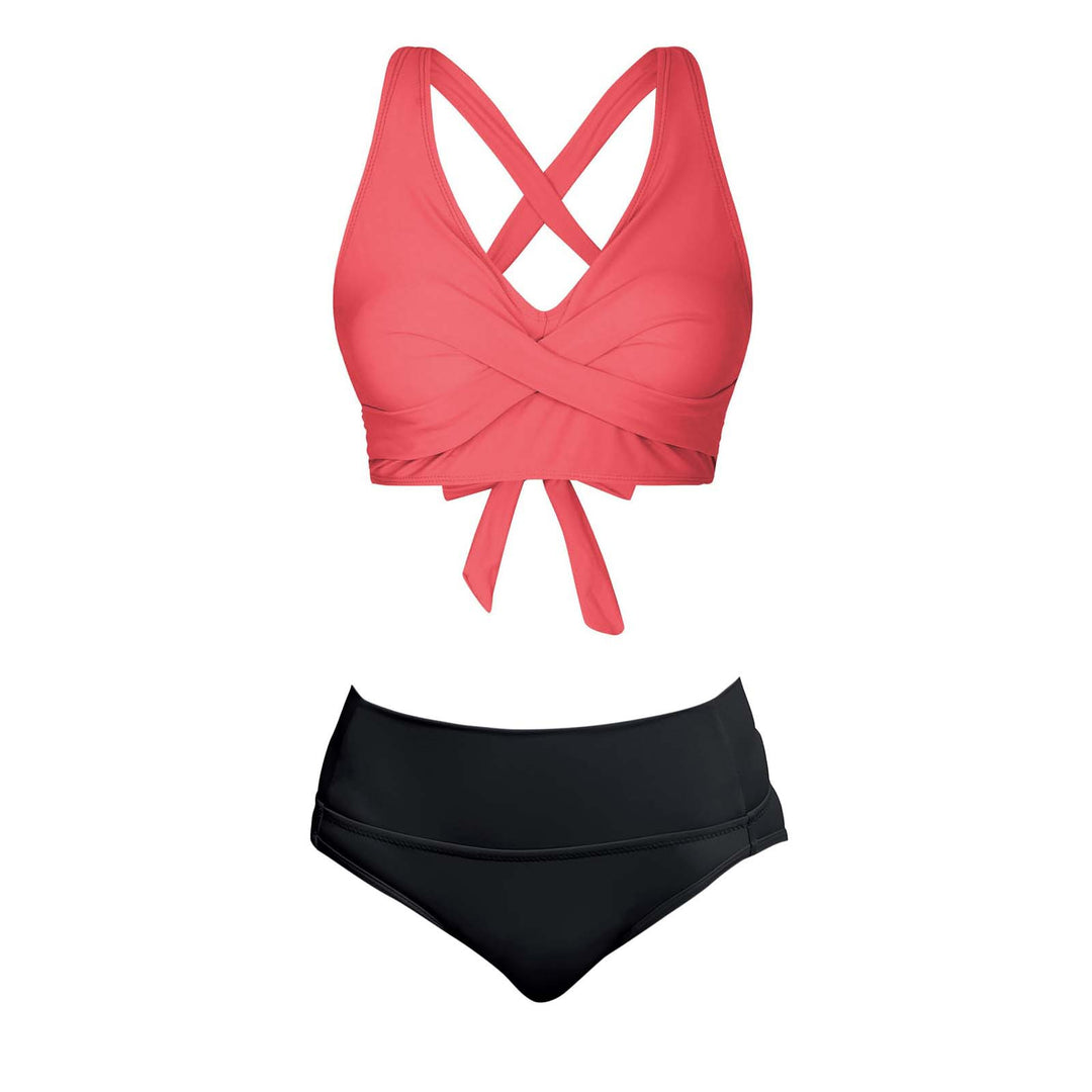 Damen Zweiteiliger Badeanzug mit floralem Design R&B