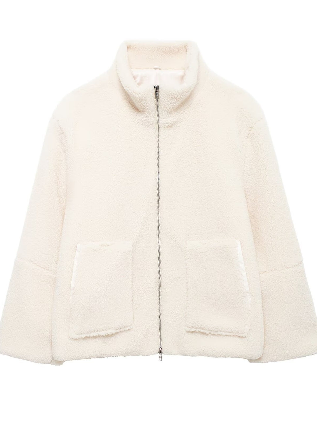 Damen kuschelige Fleecejacke R&B