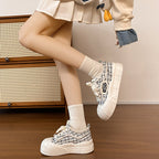 Damen modische Sneaker mit Textil-Obermaterial R&B