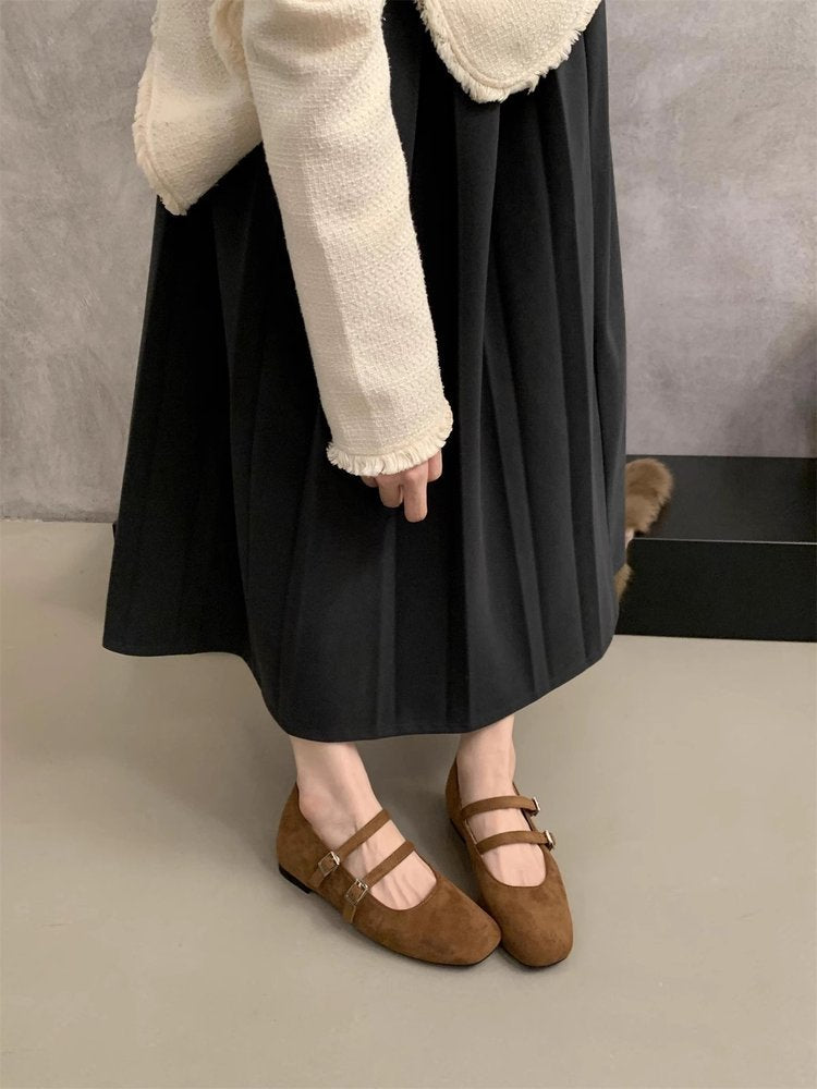 Damen Ballerinas mit stilvollen Riemchen und komfortabler Sohle R&B