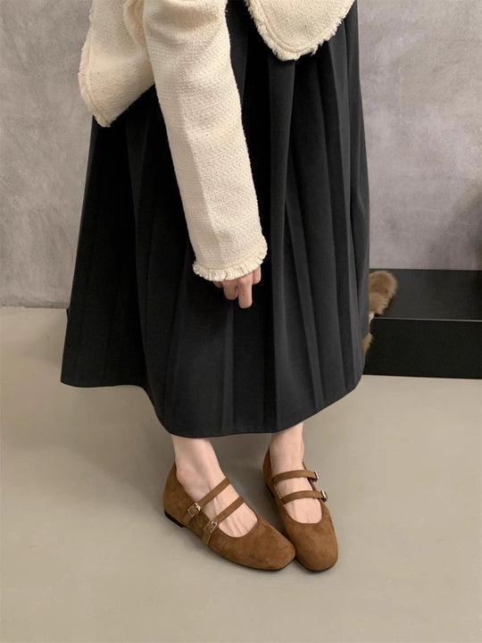 Damen Ballerinas mit stilvollen Riemchen und komfortabler Sohle R&B