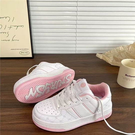 Damen Sportliche Sneakers mit dickem Komfort-Fußbett und atmungsaktiver Oberflächenstruktur R&B