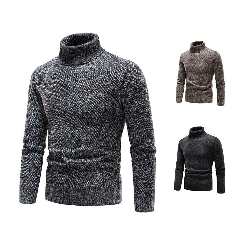 Herren Rollkragenpullover aus hochwertiger Wolle R&B