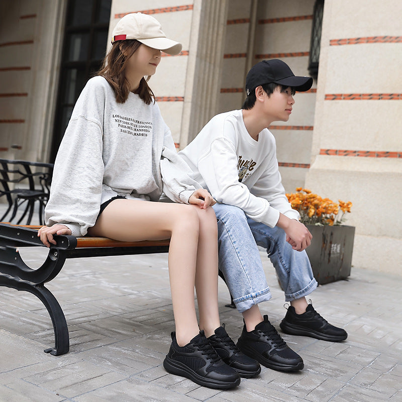 Damen nan atmungsaktiver Netz-Sneaker mit dämpfender Leichtsohle und gepolstertem Fersenkragen R&B