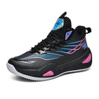 Damen Sportliche High-Top Sneakers mit atmungsaktiver Mesh-Oberfläche und dämpfendem Fußbett