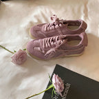 Damen modische Sneakers mit hochwertigem Wildleder und atmungsaktiver Konstruktion R&B