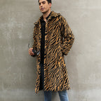 Herren Trendiger Tiermuster-Mantel R&B