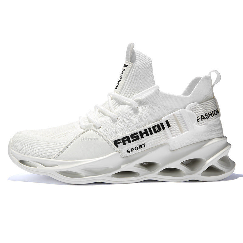 Damen Sportliche Schnür-Sneakers mit elastischem Obermaterial R&B