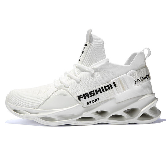 Damen Sportliche Schnür-Sneakers mit elastischem Obermaterial R&B