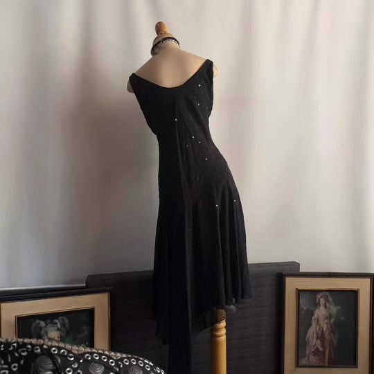 Damen Elegantes Abendkleid mit verführerischen Glitzerakzenten R&B