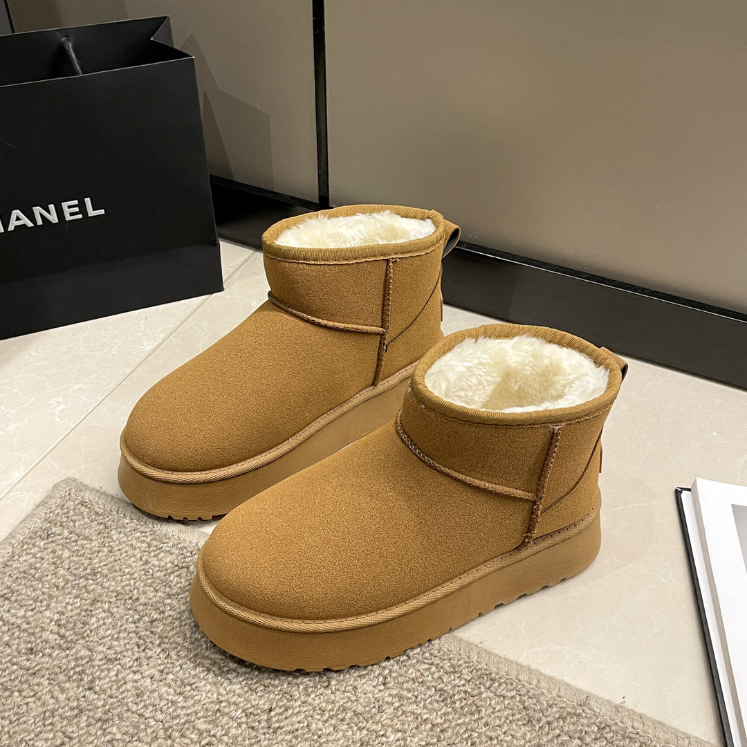 Damen Gemütliche Fleece-Stiefeletten R&B