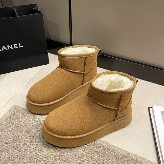 Damen Gemütliche Fleece-Stiefeletten R&B