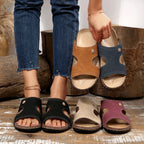 Damen Komfortable Clogs mit offenem Design