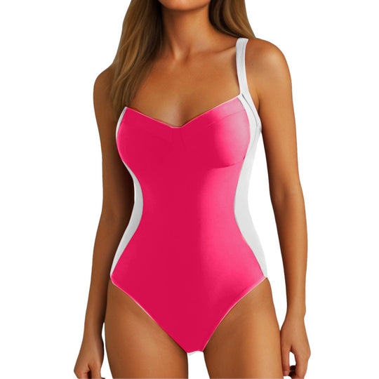 Damen Einteiliger Badeanzug mit modischem Schnitt und femininer Silhouette R&B